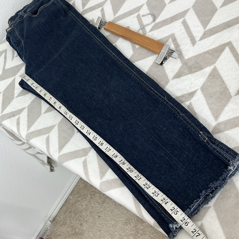 DL1961 Mara Straight Ankle Jeans Synder size 32 Dark Indigo - Picture 12 of 12